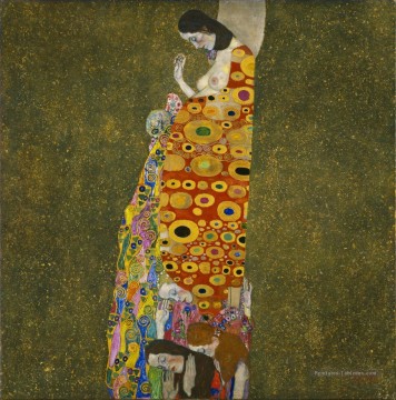 Espoir II Gustav Klimt Peinture à l'huile